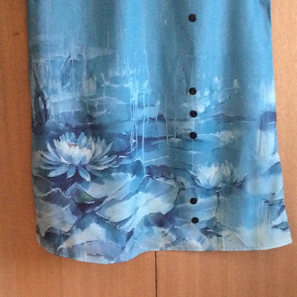 Blue-tiful Waterlily Dress NWOT - Picture 3 of 6